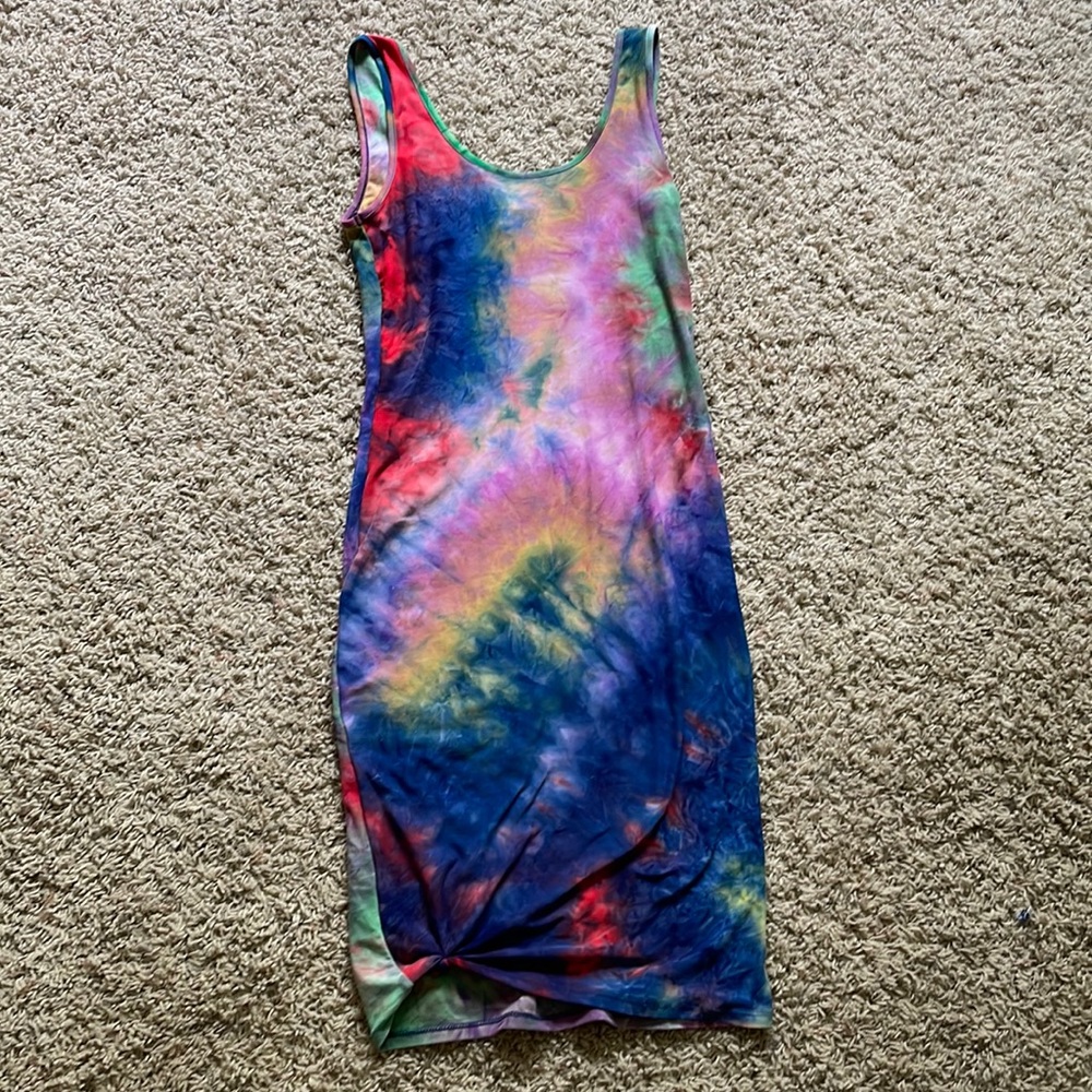 The Dye Body Con Mid Dress